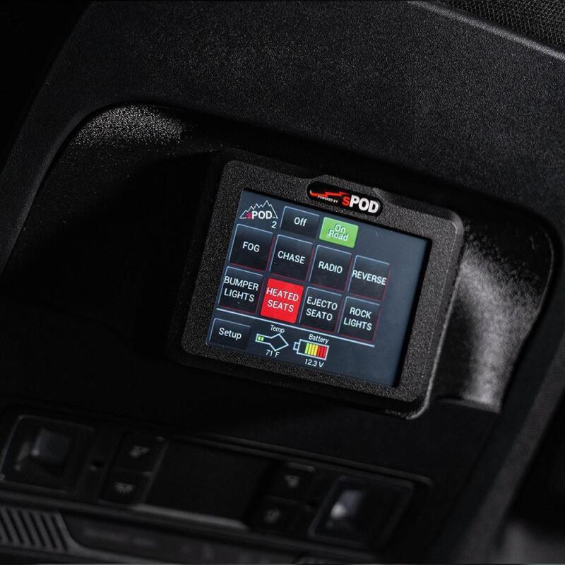 SPOD sPOD 2023+ Ford F250/F350 Super Duty BantamX Touchscreen Vehicle Power Management Kit Switch Panels aftermarket performance part
