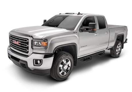 N-Fab Podium LG 15-18 GMC/Chevy Canyon/Colorado Crew Cab SRW - Tex. Black - Cab Length - 3in N-Fab Side Steps  AXOPROS