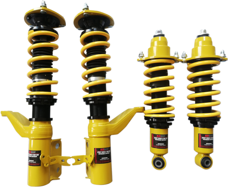 BLOX Racing 02-05 Rsx/01-05 Civic- Non-Adjustable Damping Street Series II Coilovers BLOX Racing Coilovers  AXOPROS