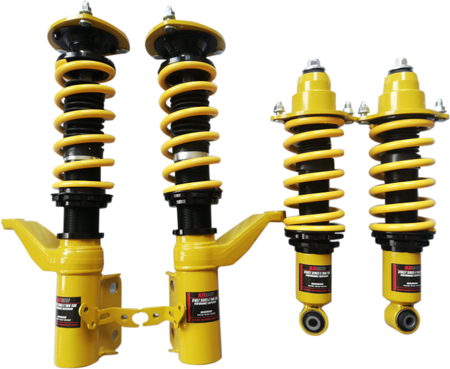 BLOX Racing 02-05 Rsx/01-05 Civic- Non-Adjustable Damping Street Series II Coilovers BLOX Racing Coilovers  AXOPROS