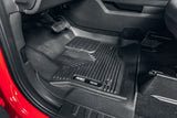 Husky Liners 2017 Ford F-250 Super Duty Crew Cab X-Act Contour Black Front & Rear Floor Liners Husky Liners Floor Mats - Rubber  AXOPROS