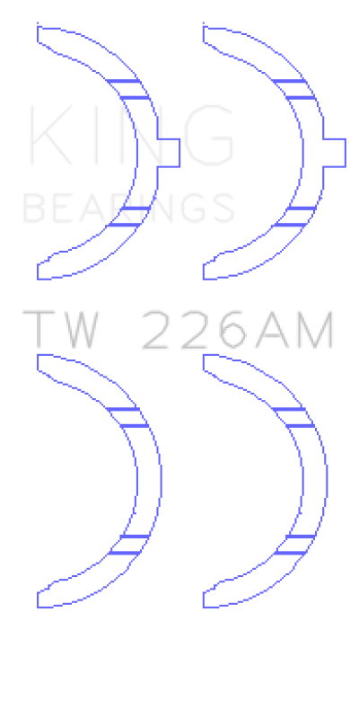King Toyota 3SGTE Thrust Washer Set King Engine Bearings Bearings  AXOPROS