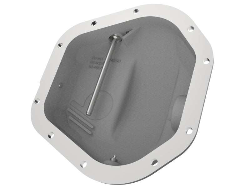 aFe Pro Series Dana 60 Front Differential Cover Black w/ Machined Fins 17-20 Ford Trucks (Dana 60) aFe Diff Covers  AXOPROS