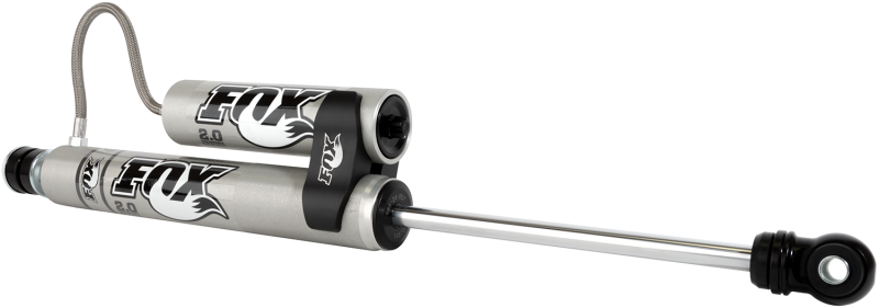 Fox 2.0 Performance Series 10.1in. Smooth Body Remote Res. Shock w/Stem Mount / Std Travel - Black FOX Shocks and Struts  AXOPROS