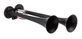Kleinn Black Dual Horn/ 15In/12.25In - XCR2.0 Coated Zinc Alloy Kleinn Air Horns Horns  AXOPROS