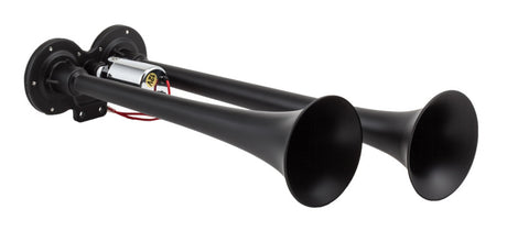 Kleinn Black Dual Horn/ 15In/12.25In - XCR2.0 Coated Zinc Alloy Kleinn Air Horns Horns  AXOPROS