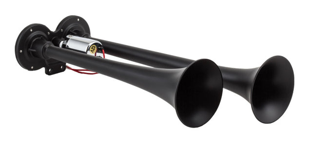 Kleinn Black Dual Horn/ 15In/12.25In - XCR2.0 Coated Zinc Alloy Kleinn Air Horns Horns  AXOPROS