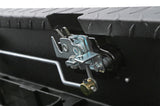 Deezee Universal Tool Box - Red Crossover - Single Lid Black BT Pull Handle (Low/Txt Blk) Dee Zee Tool Storage  AXOPROS