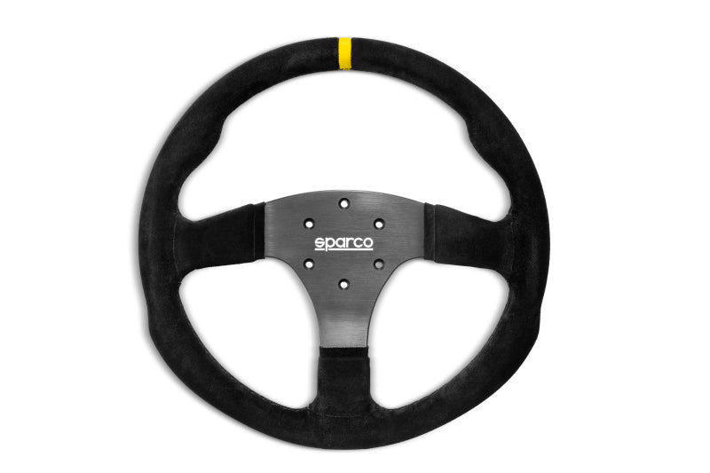Sparco Steering Wheel R350B Suede w/ Button SPARCO Steering Wheels  AXOPROS