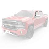 EGR 14+ Chev Silverado/GMC Sierra Crw Cab In-Channel Window Visors - Set of 4 - Matte (571775) EGR Wind Deflectors  AXOPROS
