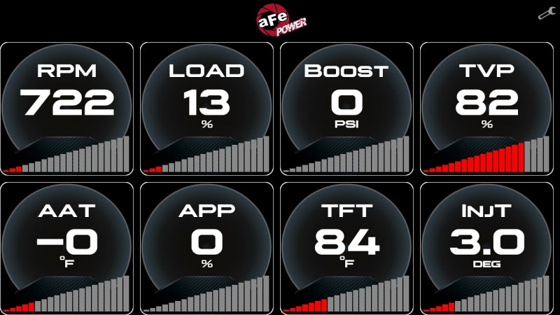 aFe AGD Advanced Gauge Display Digital 5.5in Monitor 08-18 Dodge/RAM/Ford/GM Diesel Trucks aFe Gauges  AXOPROS