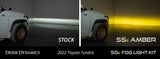 Diode Dynamics 2022 Toyota Tundra SS6 LED Fog Light Kit - Amber Wide Diode Dynamics Fog Lights  AXOPROS
