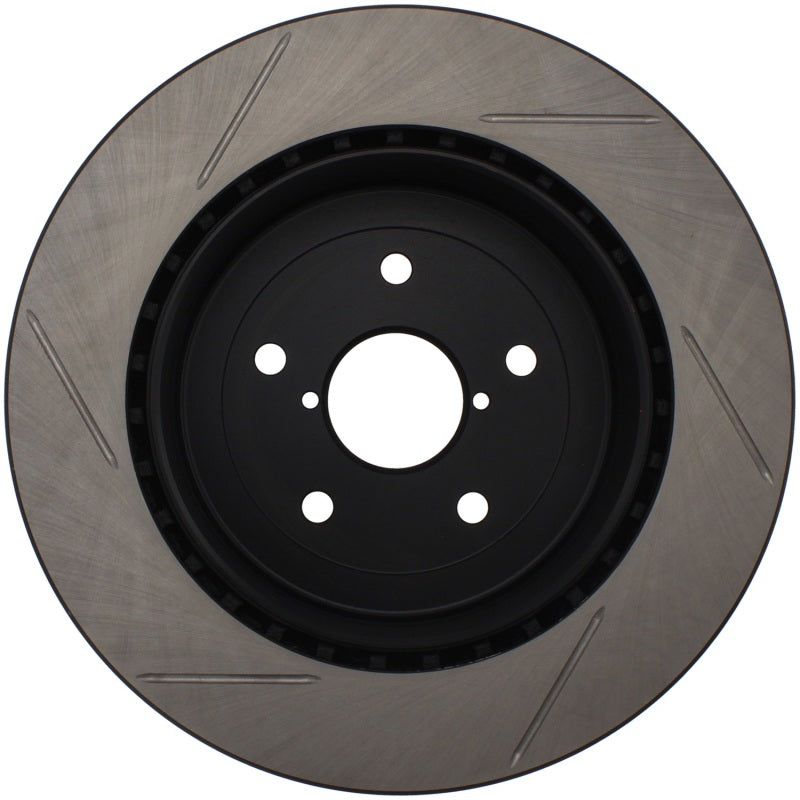 StopTech Power Slot 05-07 STi Rear Left Slotted Rotor Stoptech Brake Rotors - Slotted  AXOPROS
