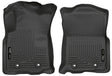 Husky Liners 2018 Toyota Tacoma Double Cab WeatherBeater Black Front Floor Liners Husky Liners Floor Mats - Rubber  AXOPROS
