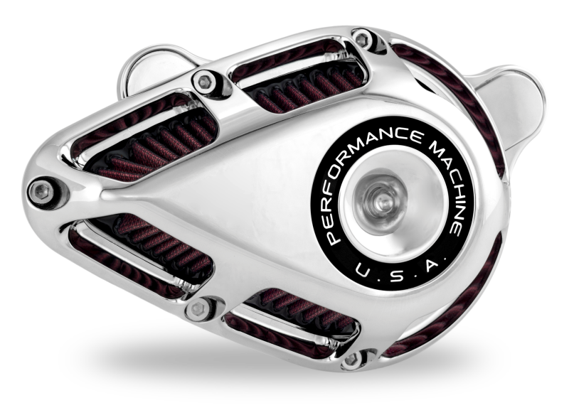 Performance Machine 23-Up CVO, 2024 Touring Jet Air Cleaner - Chrome Performance Machine Air Filters - Direct Fit  AXOPROS
