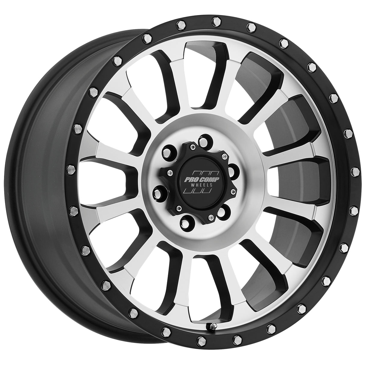 Rockwell Machined 20X9 6x5.5 4.5BS Offset -12mm Cap P/N 503434200 Pro Comp Wheel  AXOPROS