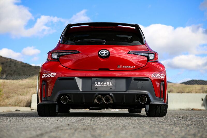 Remark 2023+ Toyota GR Corolla Elite Spec Quad Tip Catback Exhaust Remark Catback  AXOPROS