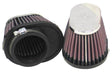 K&N Universal Chrome Filter 2 1/8in FLG / 4in x 3in Bottom / 2in Top / 2 3/4in Height (2 Per Box) K&N Engineering Air Filters - Direct Fit  AXOPROS