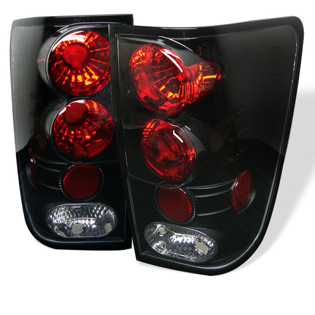 Spyder Nissan Titan 04-14 Euro Style Tail Lights Black ALT-YD-NTI04-BK SPYDER Tail Lights  AXOPROS