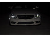 Spyder Mercedes Benz C-Class 08-11 Projector Headlights Halogen - DRL Blk PRO-YD-MBW20408-DRL-BK SPYDER Headlights  AXOPROS