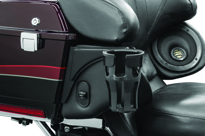 Kuryakyn Reflex Drink Holder-Passenger Mount Black Kuryakyn Cup Holders  AXOPROS