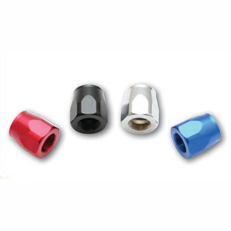 Vibrant -4AN Hose End Socket - Black Vibrant Fittings  AXOPROS