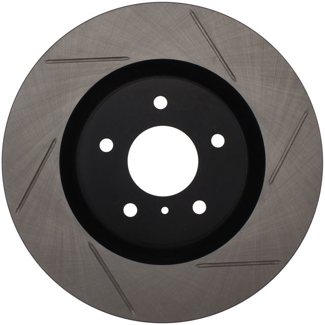 StopTech Power Slot 03-07 350z/ 03-04 G35 w/ Brembo SportStop Slotted Front Left Rotor Stoptech Brake Rotors - Slotted  AXOPROS