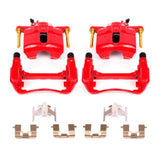 Power Stop 97-99 Acura CL Front Red Calipers w/Brackets - Pair PowerStop Brake Calipers - Perf  AXOPROS