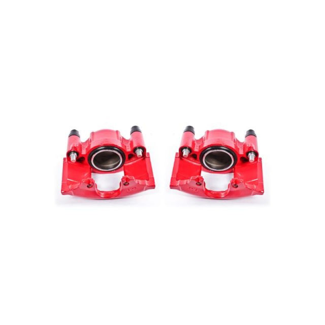 Power Stop 90-93 Cadillac Commercial Chassis Front Red Calipers w/o Brackets - Pair PowerStop Brake Calipers - Perf  AXOPROS