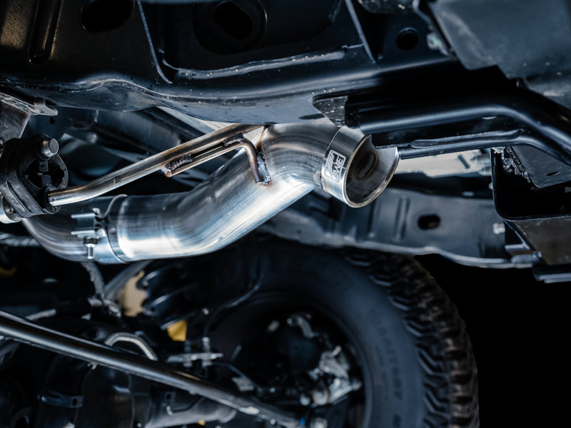 AWE Tuning 2021+ Ford Bronco 0FG Exhaust (No Tips) w/ Bash Guard AWE Tuning Catback  AXOPROS