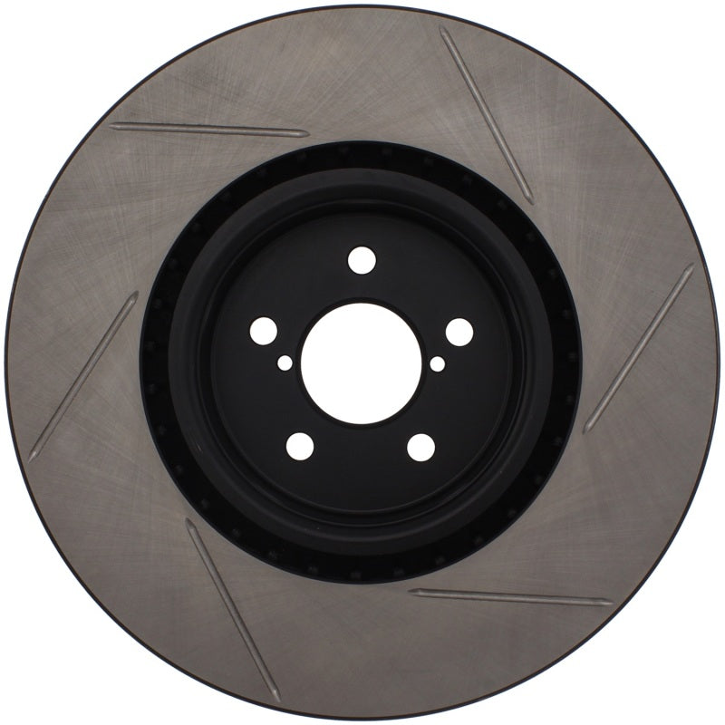 StopTech Power Slot 04 STi Front Right SportStop Slotted Rotor Stoptech Brake Rotors - Slotted  AXOPROS