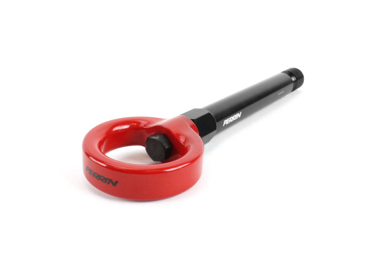 PERRIN 17-21 Honda Civic Si/Type R/Touring/Hatchback Tow Hook Kit Rear - Red Perrin Performance Tow Hooks  AXOPROS
