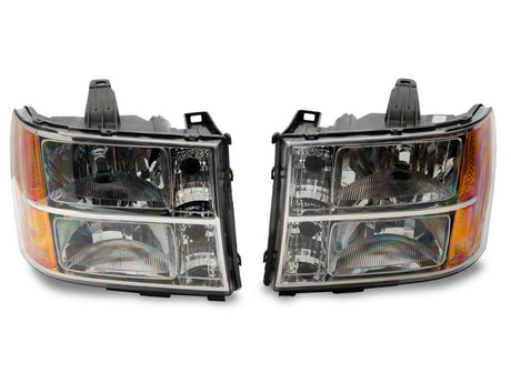 Raxiom Raxiom 07-14 GMC Sierra 1500/2500 HD/3500 HD Axial OEM Rep Headlights- Chrome Housing (Clear Lens) Headlights aftermarket performance part