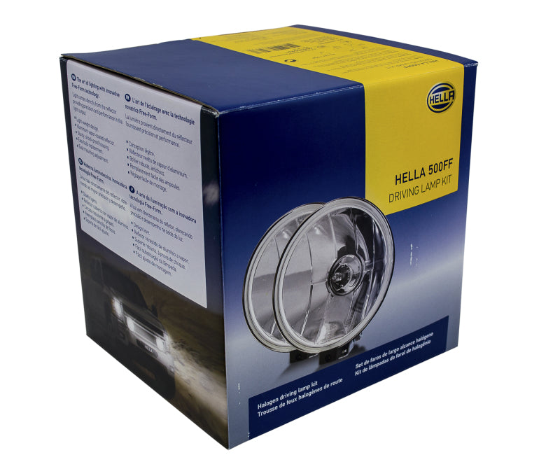 Hella 500FF 12V/55W Halogen Driving Lamp Kit Hella Driving Lights  AXOPROS