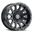 ICON Compression 17x8.5 5x5 -6mm Offset 4.5in BS 71.5mm Bore Satin Black Wheel ICON Wheels - Cast  AXOPROS