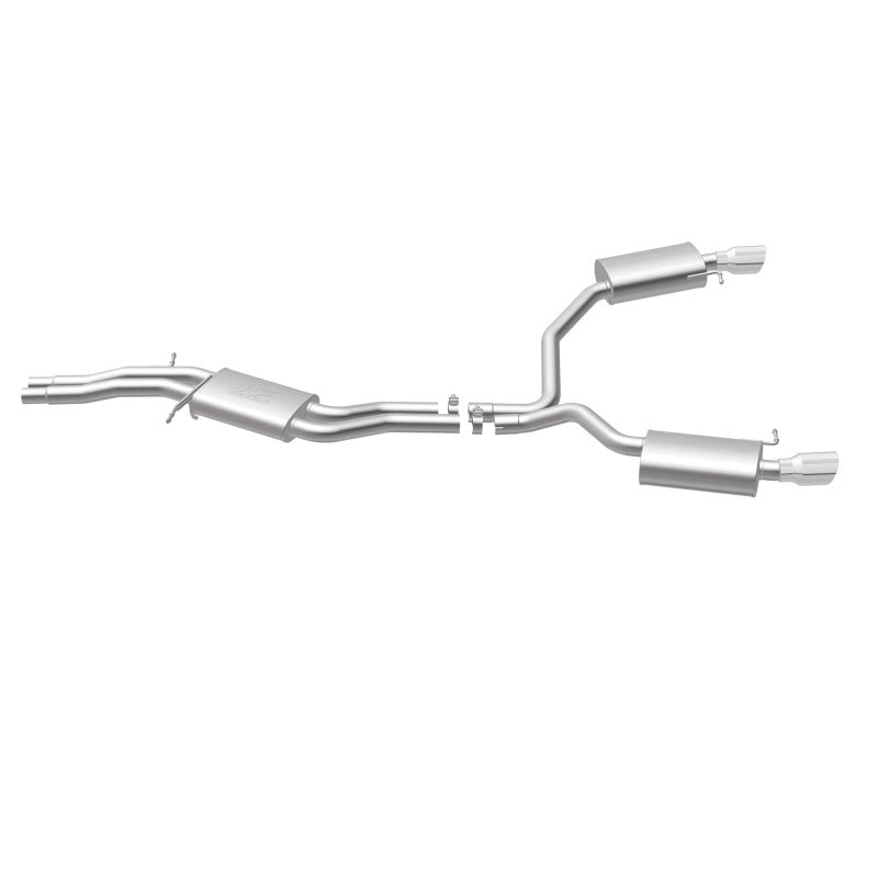 MagnaFlow Sys C/B 12-15 Audi A6 / A7 3.0L V6 SS 2.5in Dual Split Rear Ext 4in Tips Magnaflow Catback  AXOPROS