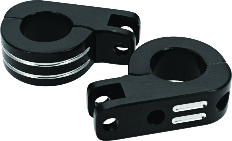 Bikers Choice Black Billet Highway Peg Mounts for 1.25 Inch Engine Guard Universal Custom Pr Bikers Choice Footpegs  AXOPROS