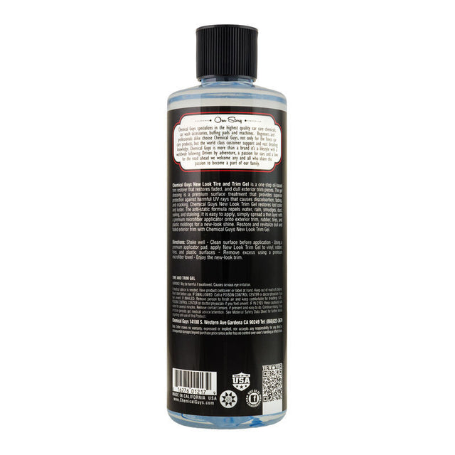 Chemical Guys Tire & Trim Gel for Plastic & Rubber - 16oz Chemical Guys Car Waxes  AXOPROS