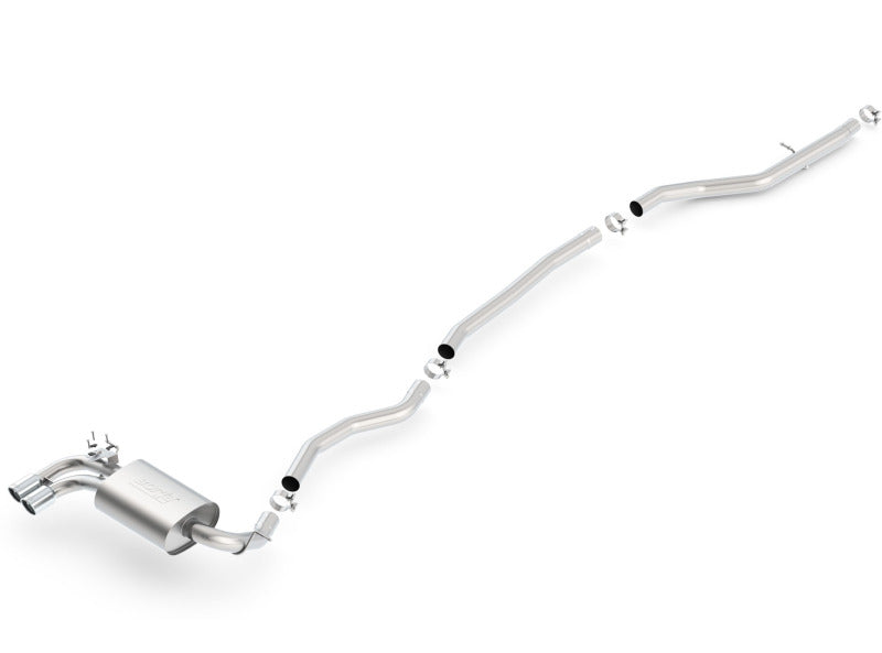 Borla 12-15 BMW 328i Sedan 2.0L AT/MT RWD Dual Left Rear Exit Catback Exhaust Borla Catback  AXOPROS