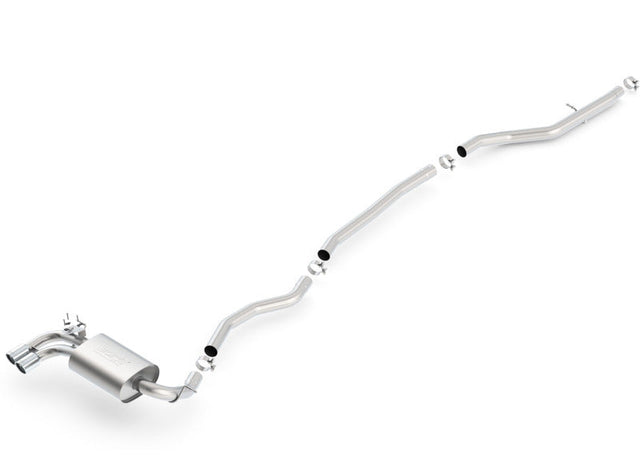 Borla 12-15 BMW 328i Sedan 2.0L AT/MT RWD Dual Left Rear Exit Catback Exhaust Borla Catback  AXOPROS