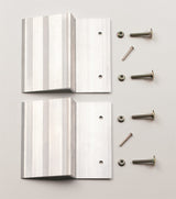 Lund Universal Ramp Kit For 2X8in To 2X10in Planks 9X7.5X2.25in - Silver LUND Ramps  AXOPROS