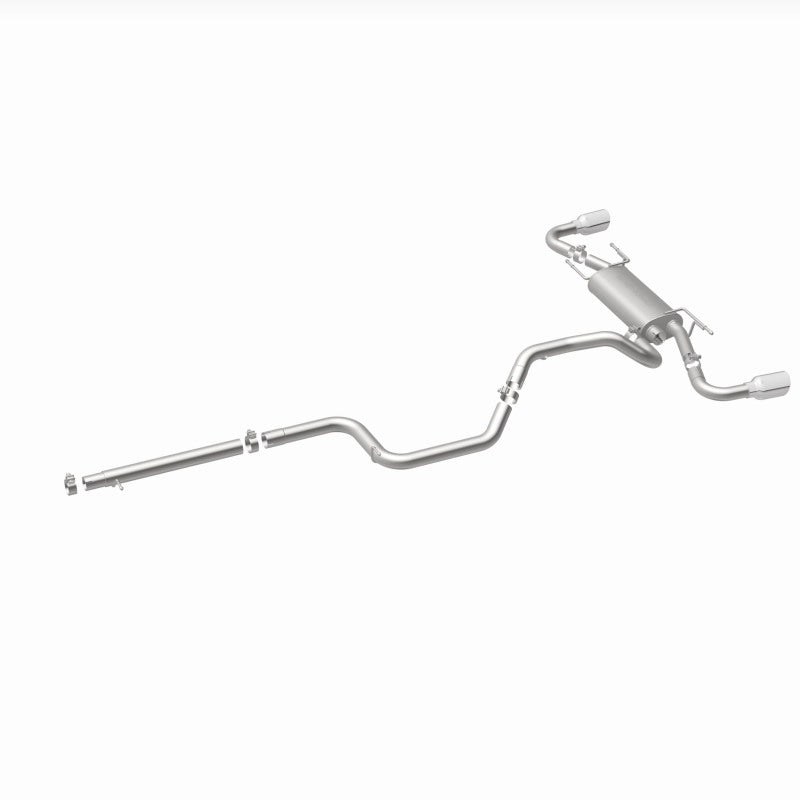 MagnaFlow 10-12 Mazda 3 L4 2.5L Hatchback Split Rear Exit Stainless Cat Back Performance Exhaust Magnaflow Catback  AXOPROS