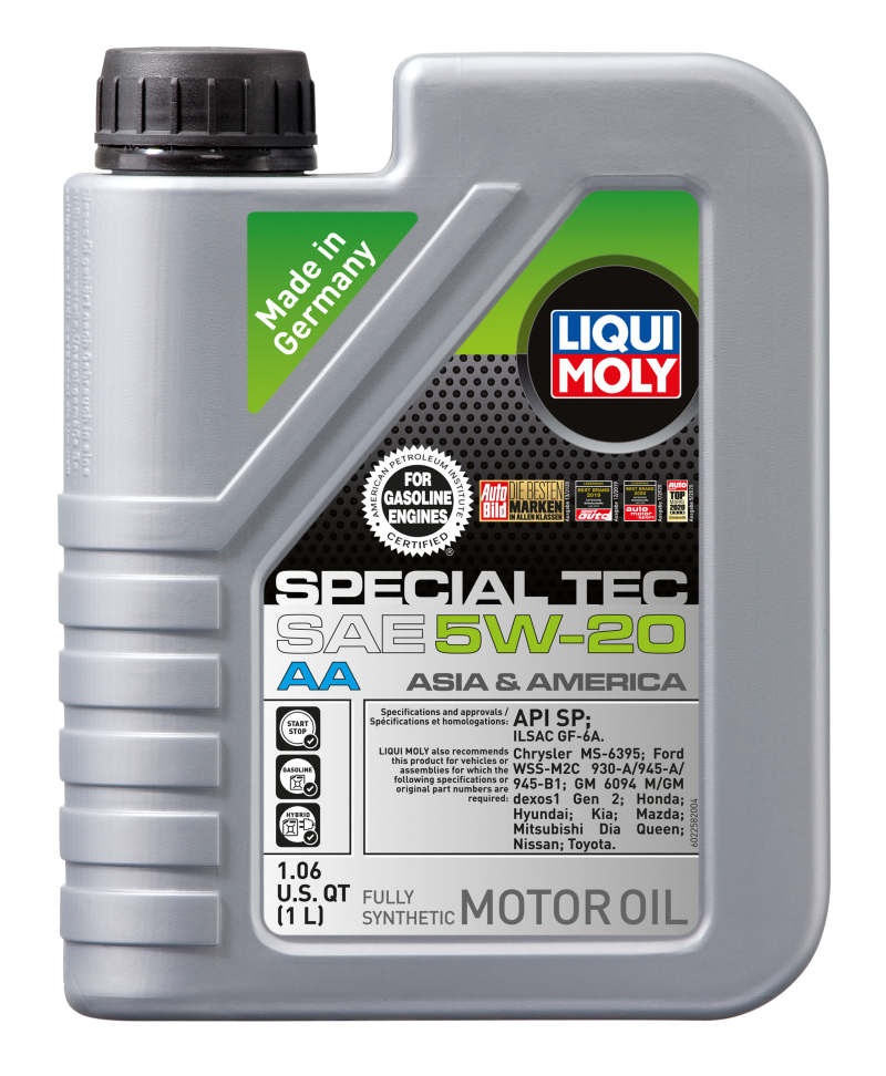 LIQUI MOLY 1L Special Tec AA Motor Oil SAE 5W20 LIQUI MOLY Motor Oils  AXOPROS