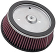 K&N Round Tapered 6.25in Base OD x 5.5in Top OD x 2.125in H Replacement Filter for Harley Davidson K&N Engineering Air Filters - Direct Fit  AXOPROS