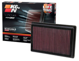 K&N 11-13 Chevrolet Aveo 1.2L/1.3L/1.4L/1.6L / 12-13 Sonic 1.4L/1.8L Replacement Air Filter K&N Engineering Air Filters - Drop In  AXOPROS