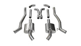 Corsa 2011-2013 Chevrolet Camaro SS 6.2L V8 Manual Xtreme 3in Cat-Back (No Tips Uses Factory Bezels) CORSA Performance Catback  AXOPROS