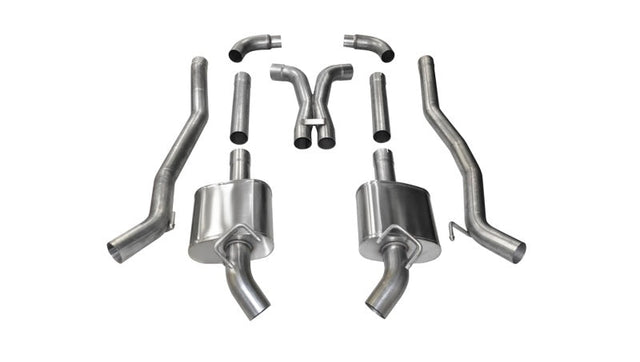 Corsa 2011-2013 Chevrolet Camaro SS 6.2L V8 Manual Xtreme 3in Cat-Back (No Tips Uses Factory Bezels) CORSA Performance Catback  AXOPROS
