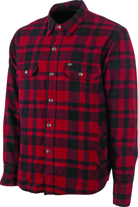 Speed and Strength Speed and Strength Black 9 2.0 Moto Shirt Red - 2XL Shirts aftermarket performance part