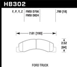 Hawk LTS Street Brake Pads Hawk Performance Brake Pads - OE  AXOPROS