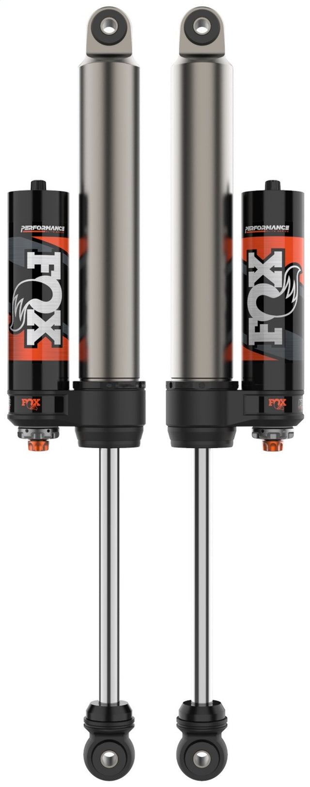 Fox 14-22 Ram 3500 4WD 2-3.5in Lift Rear Performance Elite Series 2.5 Reservoir Shocks - Adjustable FOX Coilovers  AXOPROS